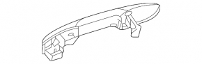 Door handle outer rear left Toyota Venza 21- LE