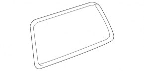 Rear window molding Lexus LX 98-07