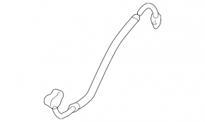 A/C pipe from radiator to dryer Audi Q7 4L 10-15 OEM