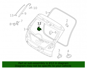 Hyundai Tucson 22-25 Tailgate Vibration Damper