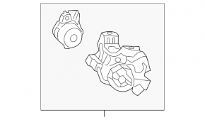 Ignition switch Kia Soul 14-19 non-factory holes