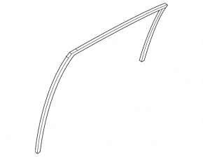Rear right window seal for Kia Sportage 17-22