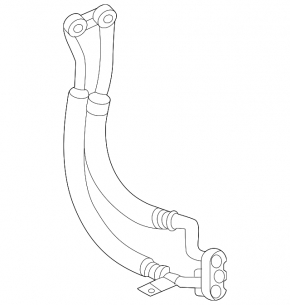 Air conditioning condenser-drier tube first Chevrolet Equinox EV 24-26