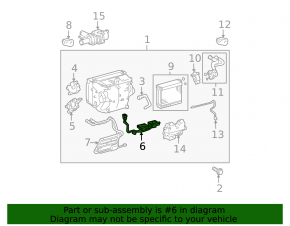 Heater Toyota Prius 20-09 04-09