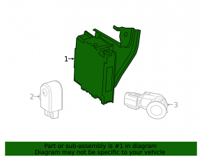 Parking PDC control unit module Toyota Rav4 13-18