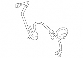 ABS Sensor Rear Left Lexus RX300 RX330 RX350 RX400h 04-09 AWD