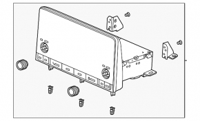 Monitor, display, navigation Honda Civic XI FE/FL 22-24 5d 7"