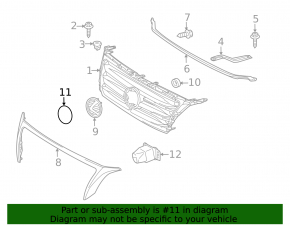 Lexus GX460 10-13 Grille Emblem