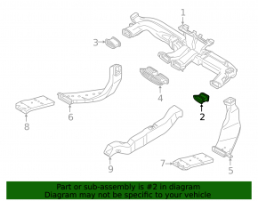 Right air duct deflector Hyundai Santa FE 19-20 black with chrome