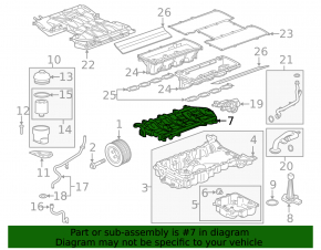 Oil deflector Jaguar F-Pace X761 17-20 3.0t AJ126