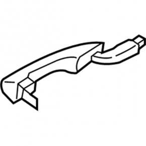 Ford Edge 15-24 keyless outer front left door handle