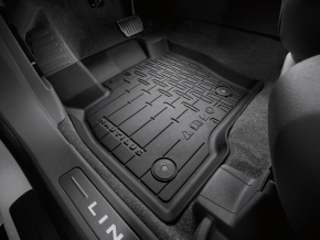 Set of floor mats for Lincoln Nautilus 19-20 rubber black