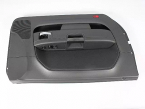 Door trim panel, front left, 2014 Dodge Challenger, black, fabric