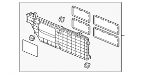 Air duct from VVB engine Honda Insight 19-22