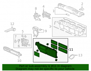 Air duct from VVB engine Honda Insight 19-22