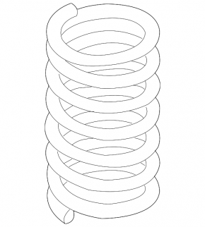 Rear right spring Subaru Forester 14-16 SJ 2.5 manual