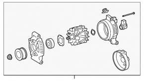 Lexus LS460 Generator 07-17