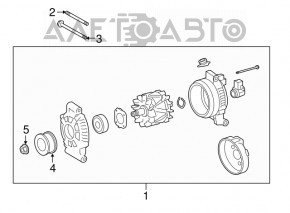Lexus LS460 Generator 07-17