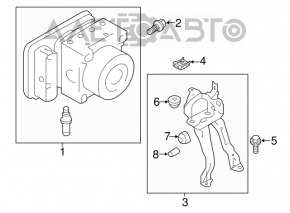 ABS ABS Subaru Impreza 17-18 GK