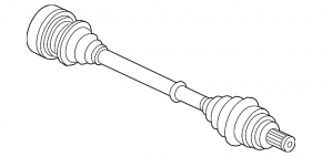 Rear left axle drive for Audi A6 C8 19-25 3.0T