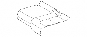Rear row of seats 2nd row Audi Q7 4L 10-15 leather