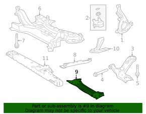 Toyota Rav4 13-18 Front Subframe Strut