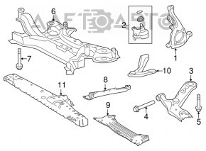 Toyota Rav4 13-18 Front Subframe Strut