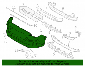 Subaru Crosstrek 2024-26 front bumper