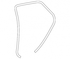Door seal rear right Lexus RX350 RX450h 10-15