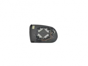 Left mirror element for Jeep Compass 17-25, heated, BSM