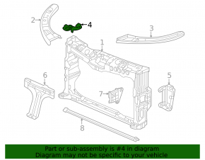 Right TV mount Honda Civic XI FE/FL 22-26