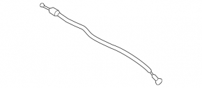 Kia Soul EV 15-19 hood release cable front part