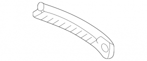 Kia EV6 22-24 black inner trunk handle