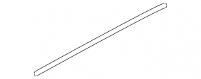 Upper rear door molding left Nissan Rogue Sport 17-22