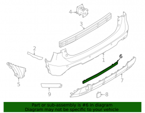 Nissan Kicks 25-26 Rear Bumper Absorber