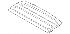 Trunk curtain Kia Soul 14-19