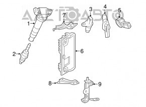 Block ECU engine computer Lexus RX450h 17
