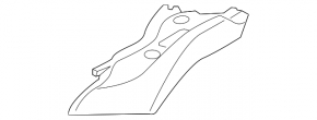 Seat belt guide rear left Audi Q3 8U 15-18 black