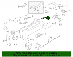 USB Hub Kia Niro 17-19 HEV, PHEV