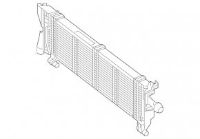 Additional cooling radiator Mercedes CLS-class C257 19-23 3.0 hybrid