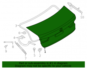 Trunk lid BMW 3 G20 19-