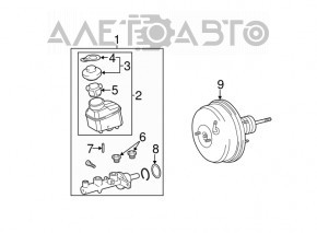 Brake Master Cylinder Toyota Solara 2.4 04-08