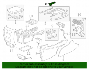 Gear Shift Indicator Acura MDX 14-15