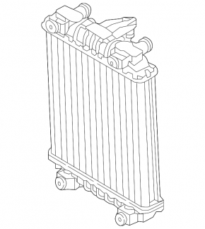 Additional water cooling radiator for VW Jetta 13-18 USA, 2.0T