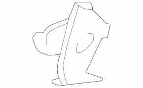 Rear bumper mount lower left Toyota Camry v50 12-14 usa, mount broken