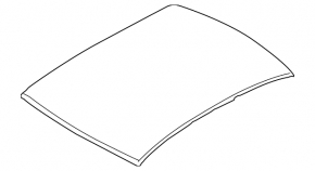 Metal roof Hyundai Sonata 15-19 without hatch, sawed off, butt