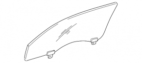 Glass of the front left door Lexus IS200 IS300 99-05