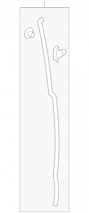 Rear left door seal Honda HR-V 16-22