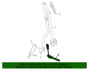 Chevrolet Equinox EV 24-26 Driver's Seat Belt Tensioner