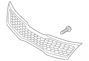 Radiator grill grill Kia Optima 11-13 dorest